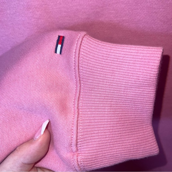 Tommy Jeans Pink Full Zip Hoodie Sweatshirt Small NWT - Picture 8 of 9